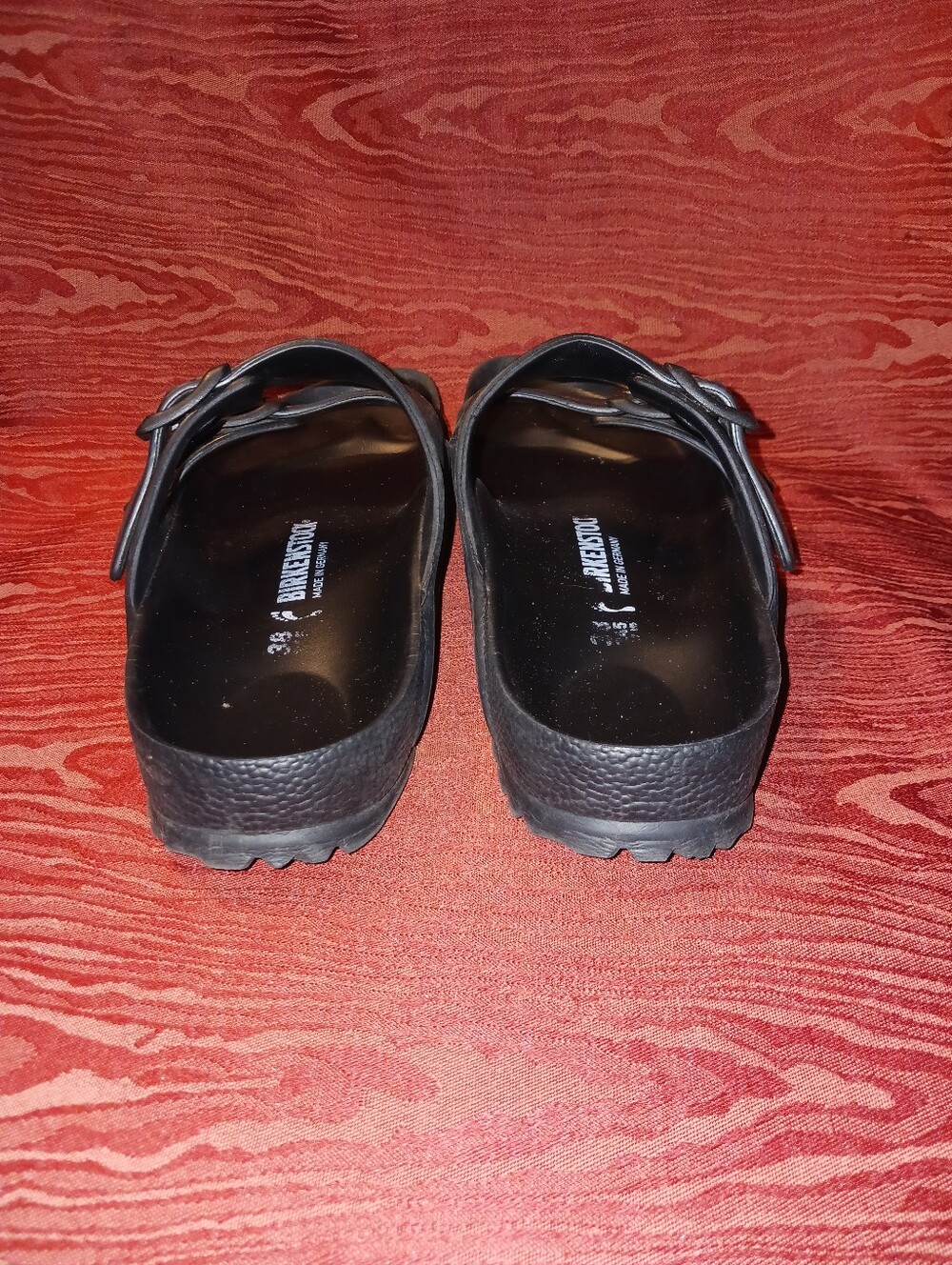 BIRIKENSTOCK Black Sandles Size 38 - Picture 5 of 9